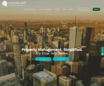 PayQuad.com(Payquad l Property Management Simplified) Screenshot