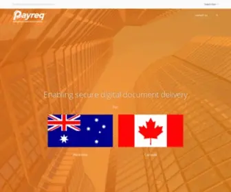Payreq.com(Homepage) Screenshot