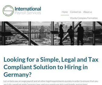 Payroll-Services-Germany.com(PEO Germany) Screenshot