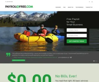 Payroll4Free.com(Free Payroll Service) Screenshot