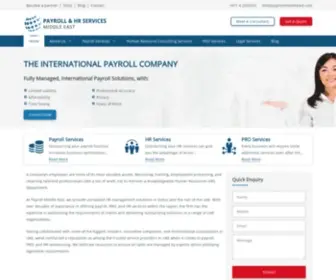 Payrollmiddleeast.com(Payroll Services Dubai) Screenshot