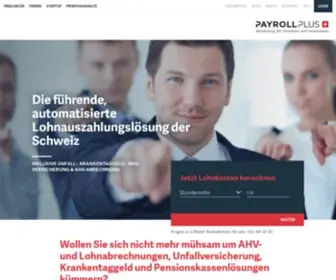 Payrollplus.ch(Führendes Lohn) Screenshot