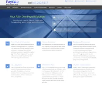 Payrollprocessingplus.com(PayrollProcessingPlus) Screenshot