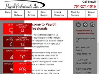 Payrollproinc.com(Payroll Professionals) Screenshot