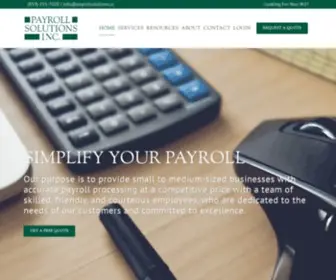 Payrollsolutions.cc(Payroll Solutions) Screenshot