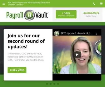 Payrollvault-Littleton-CO-100.com(Payroll Vault) Screenshot