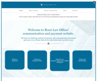 Payrossilaw.com(Debt Payment Website) Screenshot