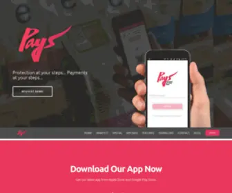 Pays.net.in(Protection at your steps) Screenshot