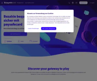 Paysafecard.de(Paysafecard) Screenshot