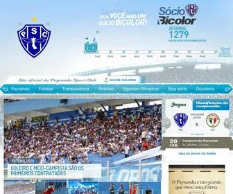Paysandu.com.br(Paysandu Sport Club) Screenshot