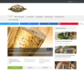 Paysans.fr(Le magazine est édité pour aider diffusé la culture de la campagne au plus grand nombre) Screenshot