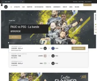 Paysdaixhandball.com(PAUC) Screenshot