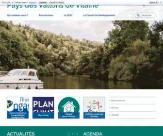 Paysdesvallonsdevilaine.fr(Pays des Vallons de Vilaine) Screenshot