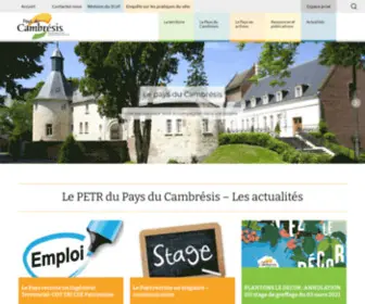 Paysducambresis.fr(Pays du Cambrésis) Screenshot