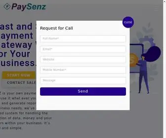 Paysenz.net(Fast and Secure Payment Gateway Works for Your Business) Screenshot