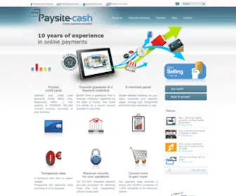 Paysite-Cash.com(Paysite-cash, secure e-commerce payment solution) Screenshot