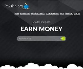 Payskip.org(Monetize Your Links with the Best Pay) Screenshot