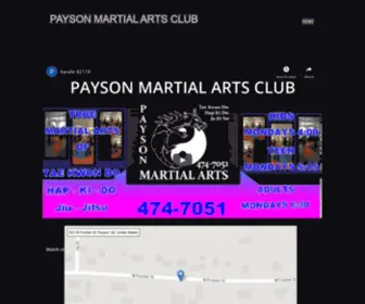 Paysonmartialarts.com(Paysonmartialarts) Screenshot