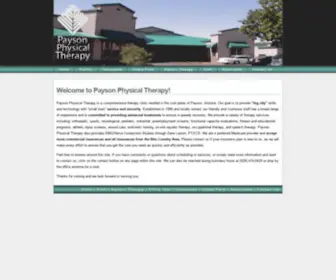 Paysonphysicaltherapy.com(Payson Physical Therapy) Screenshot