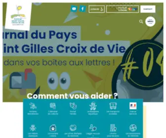 Payssaintgilles.fr(Pays de Saint Gilles Croix de Vie) Screenshot