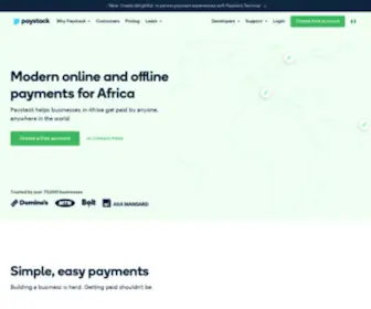 Paystack.co(Modern online and offline payments for Africa) Screenshot