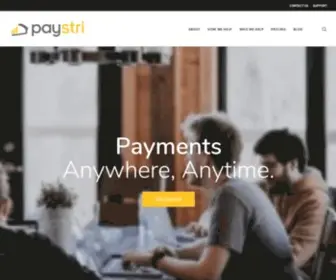 Paystri.com(Paystri is a payments technology company) Screenshot