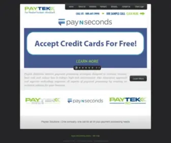 Payteksolutions.com(Paytek Solutions) Screenshot