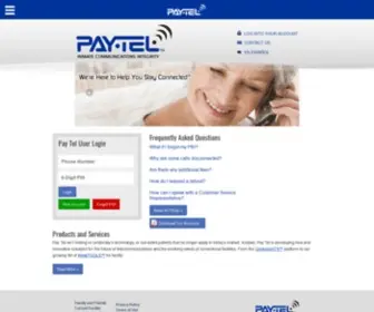 Paytel.com(Pay Tel Communications) Screenshot