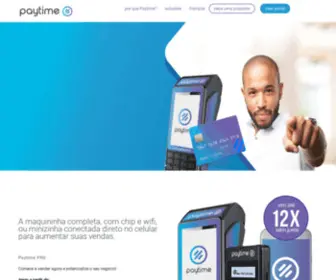 Paytime.com.br(A Paytime é uma Fintech que atua em duas frentes) Screenshot