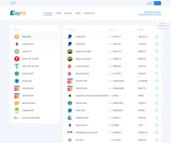Paytiz.com(Electronic currencies exchanger) Screenshot