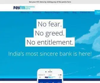Paytmbank.com(Paytm Payments Bank Paytm Payments Bank) Screenshot