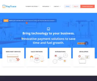 Paytrace.com(Home) Screenshot