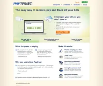 Paytrust.com(Pay bills with Paytrust) Screenshot