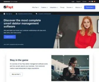 Paytsoftware.com(Payt ensures) Screenshot