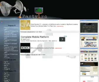 Paytv.ro(Locul virtual de intalnire al pasionatilor de receptie TV prin satelit (si nu numai)) Screenshot