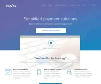 Payubiz.in(Online Payment Gateway in India) Screenshot