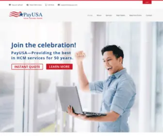 Payusa.com(Payroll and HCM Solutions in Philadelphia) Screenshot