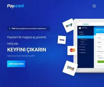 Paywant.com(Express Mağaza ve Ödeme Alt Yapısı Çözümleri) Screenshot