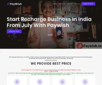 Paywish.in(Recharge Business with Paywish India) Screenshot