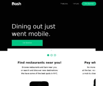 Paywithdash.com(The easiest way to pay at restaurants and bars) Screenshot