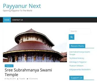 Payyanurnext.com(Payyanur Next) Screenshot