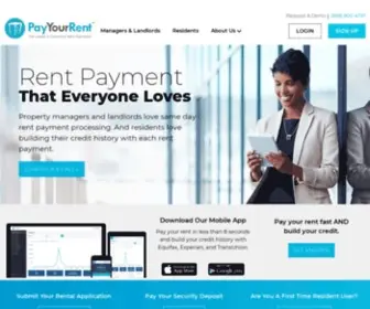 Payyourrent.com(Accept Rent Payments Online by ACH) Screenshot