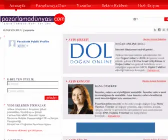 Pazarlamadunyasi.com(Pazarlamadünyası.com) Screenshot