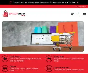 Pazarshops.com(Pazar Shops) Screenshot