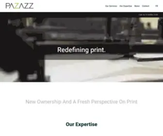 Pazazz.com(Premium Printing Services) Screenshot