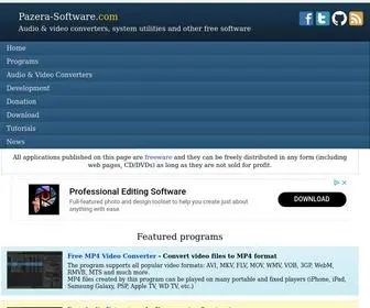 Pazera-Software.com(Free audio and video converters) Screenshot