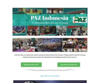 Pazindonesia.com(Official Pelatihan Pengobatan Akhir Zaman PAZ Al Kasaw) Screenshot