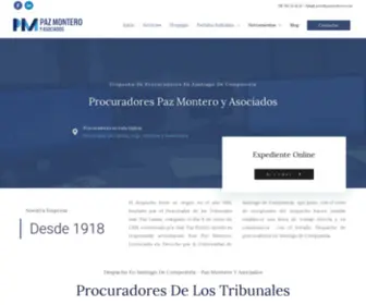 Pazmontero.com(Paz montero y Asociados) Screenshot