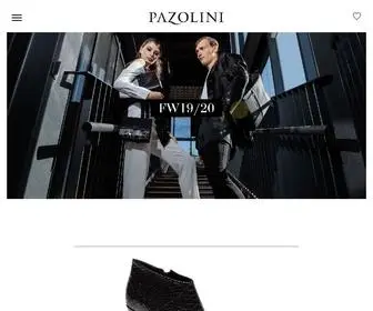 Pazolini.com(PAZOLINI Official Site) Screenshot