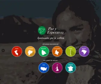 Pazyesperanza.org(Paz y Esperanza) Screenshot